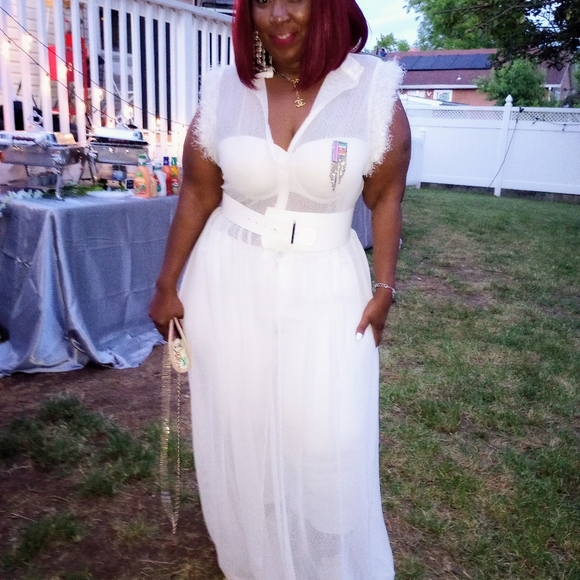 Net Swimsuit Coverup - Picture 2 of 2